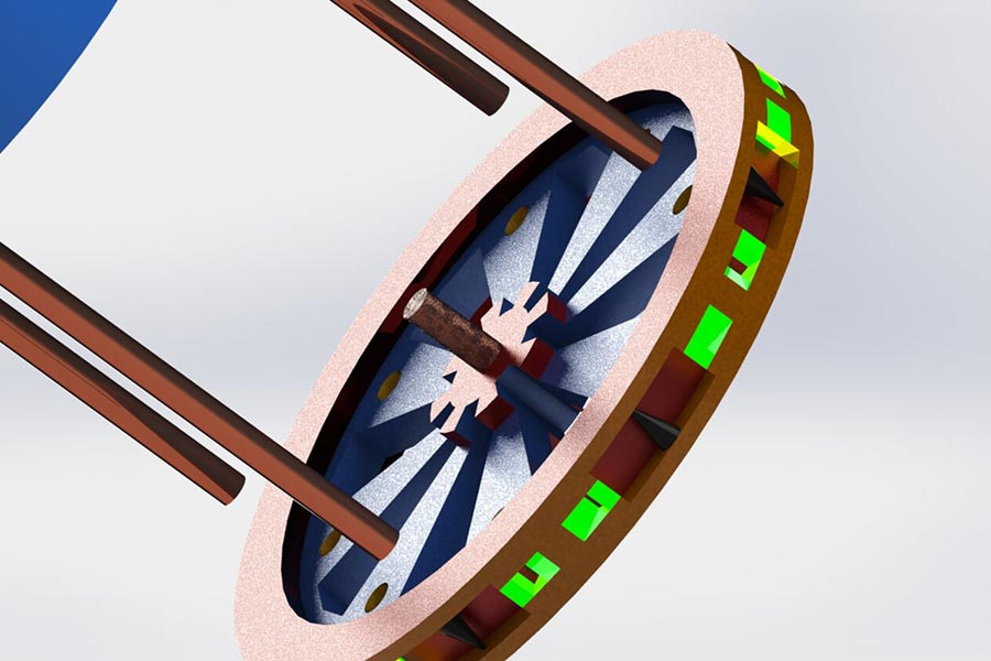 CanSat Prototype 2 Expanding Wheel Concept.