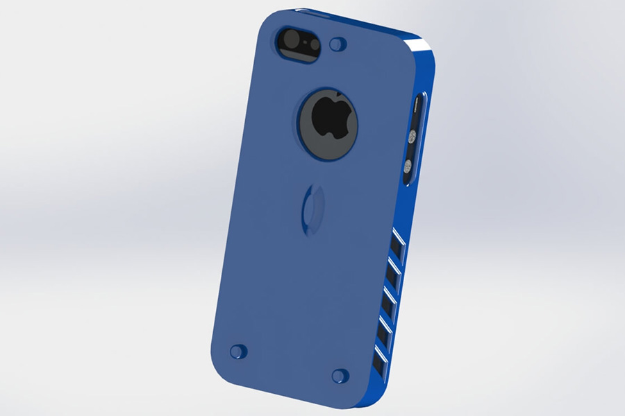 iPhone Case (Printed) Model 1 Back.